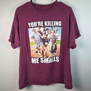 The Sandlot Graphic Tee Mens L Maroon You're Killing Me Smalls Shirt